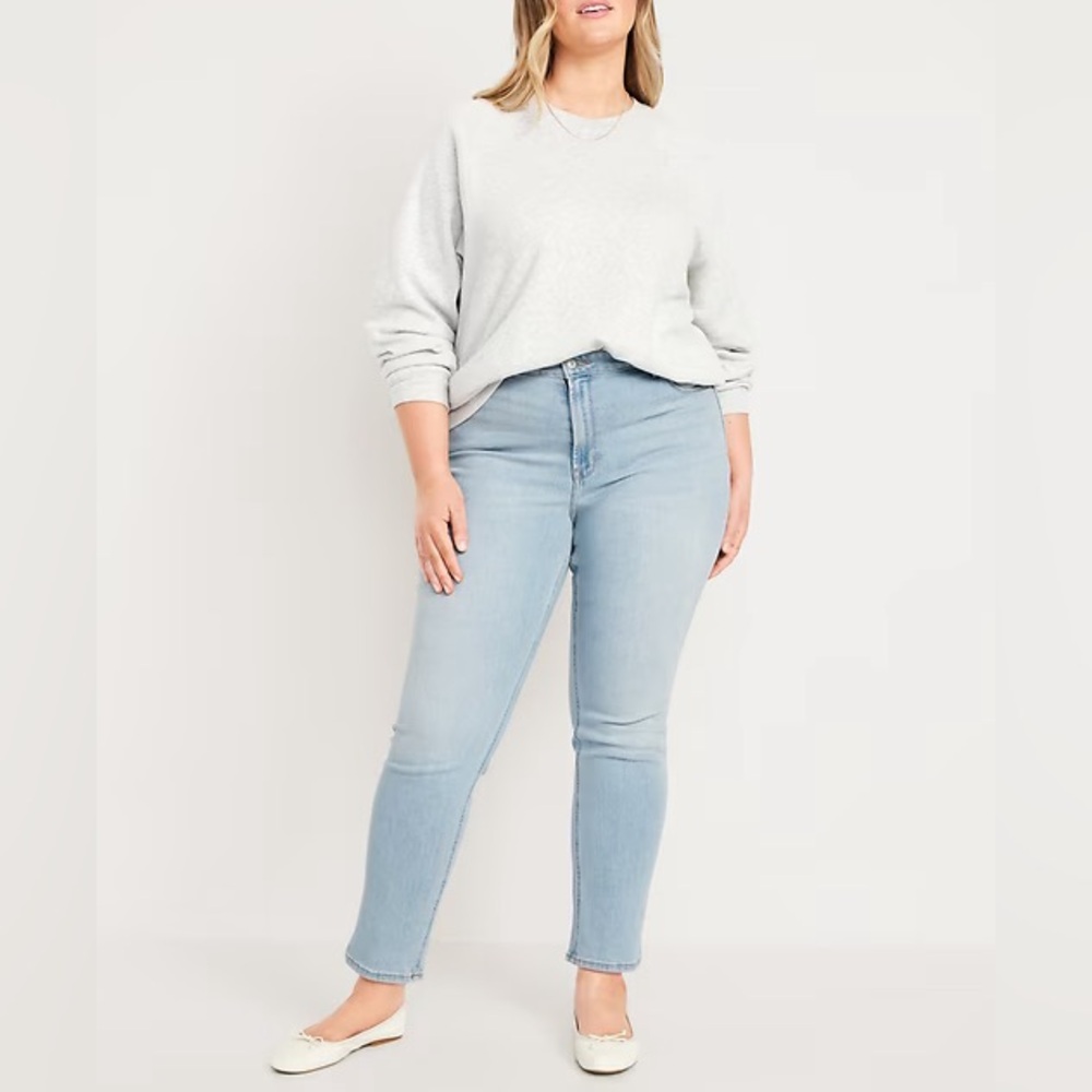 Old Navy Women's Jeans High-Rise Straight Size 14 Long